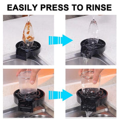 Glass Rinser Automatic Cup Washer - Effortless and Hygienic Cleaning for Glassware