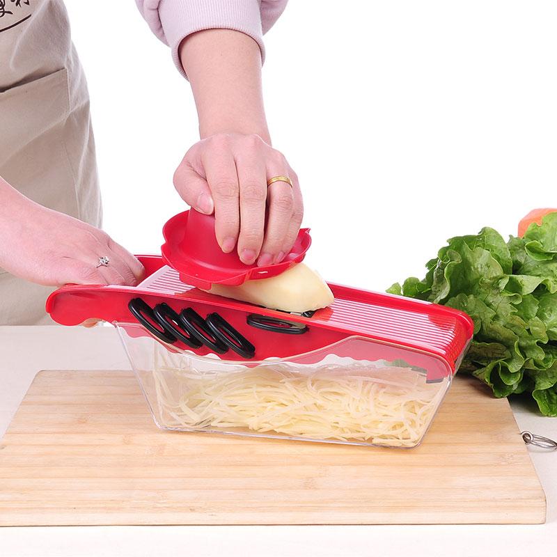 Multifunction 6-Blades Kitchen Slicer - Effortless and Precise Food Preparation Too